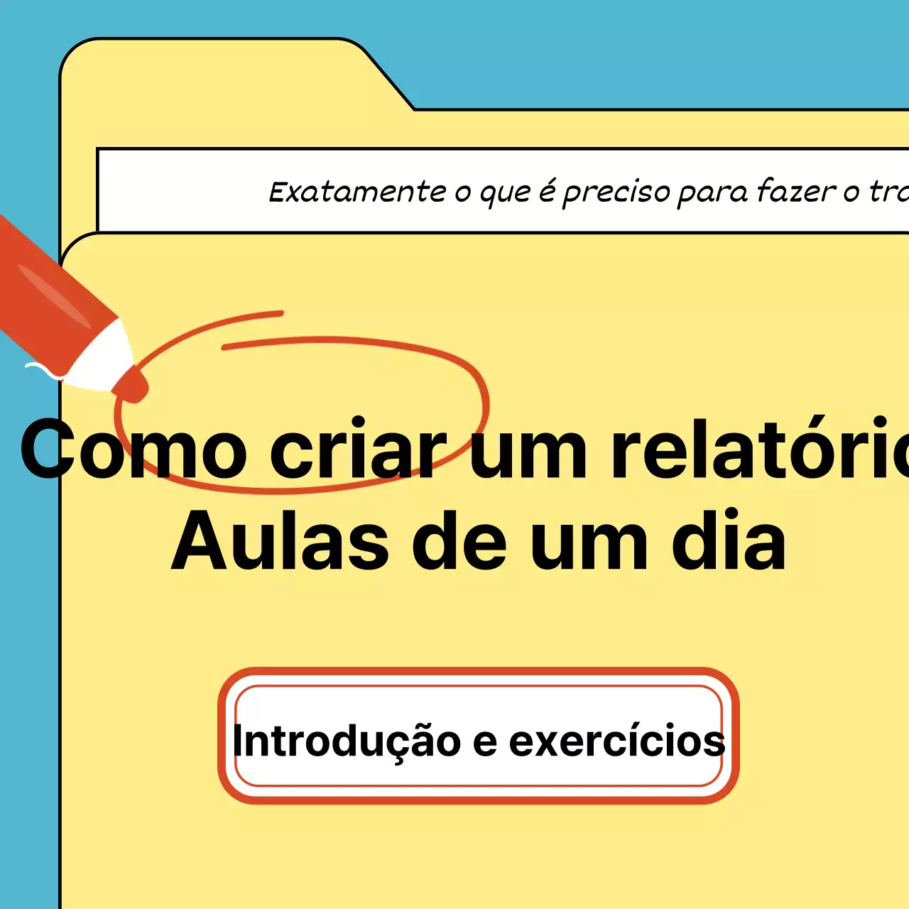 Materiais de formação amarelos e elegantes