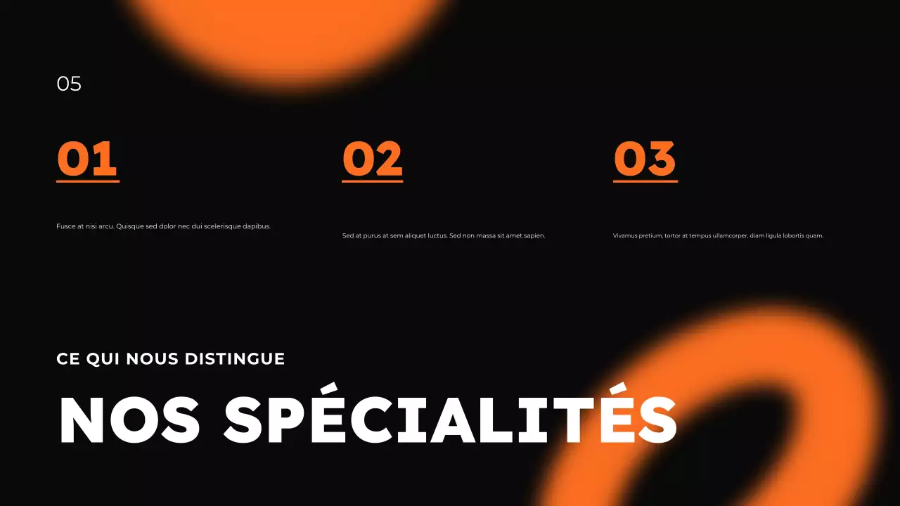 Présentation de la promotion de l'agence de voyage