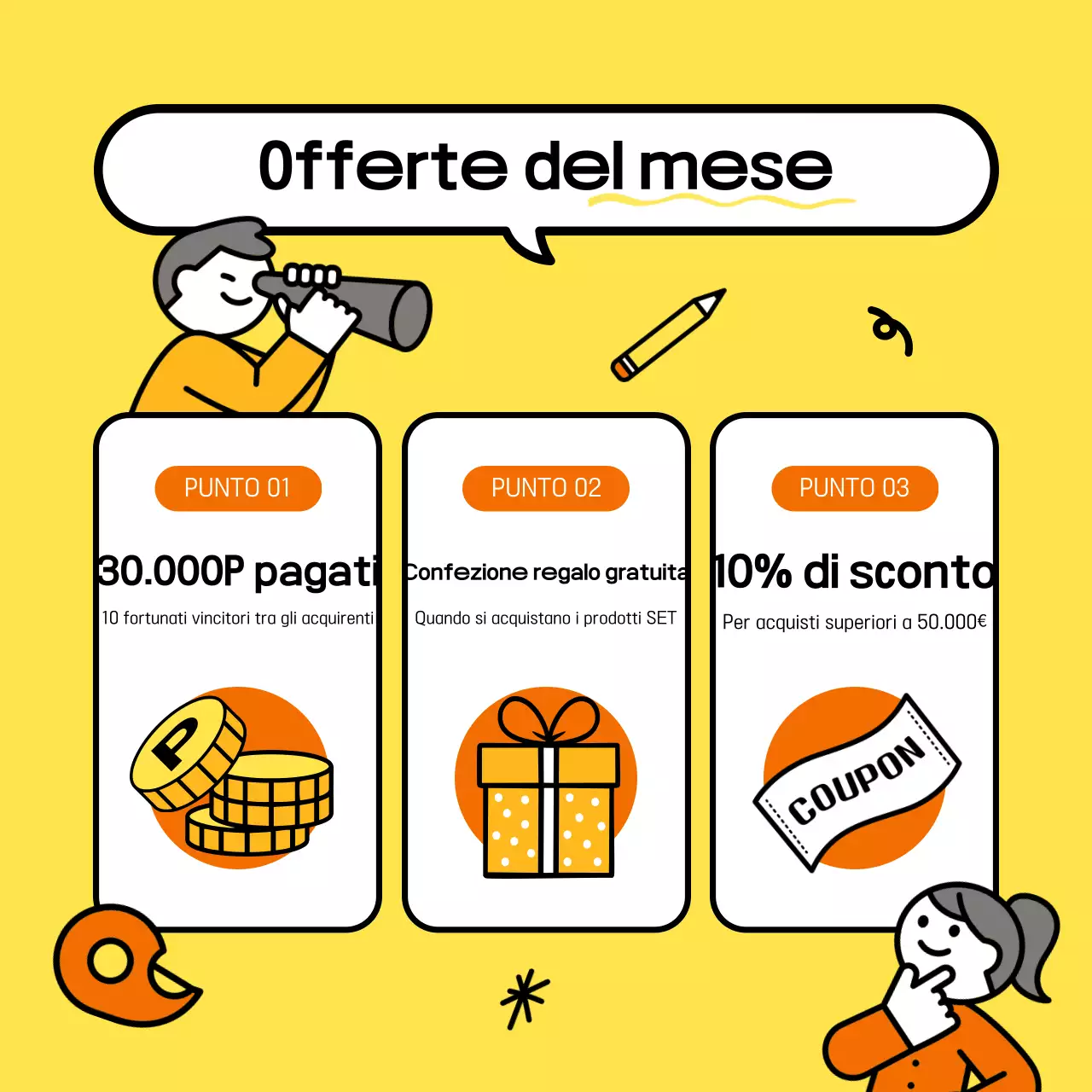 Evento giallo semplice per il ritorno a scuola