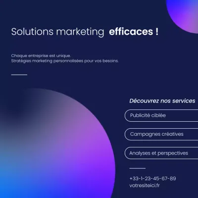 gradient promotion marketing moderne