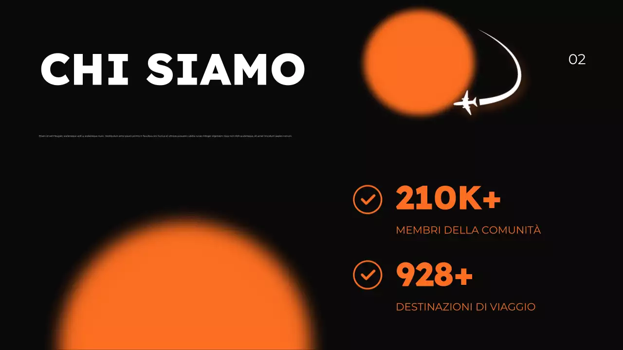 Presentazione della promozione delle agenzie di viaggio