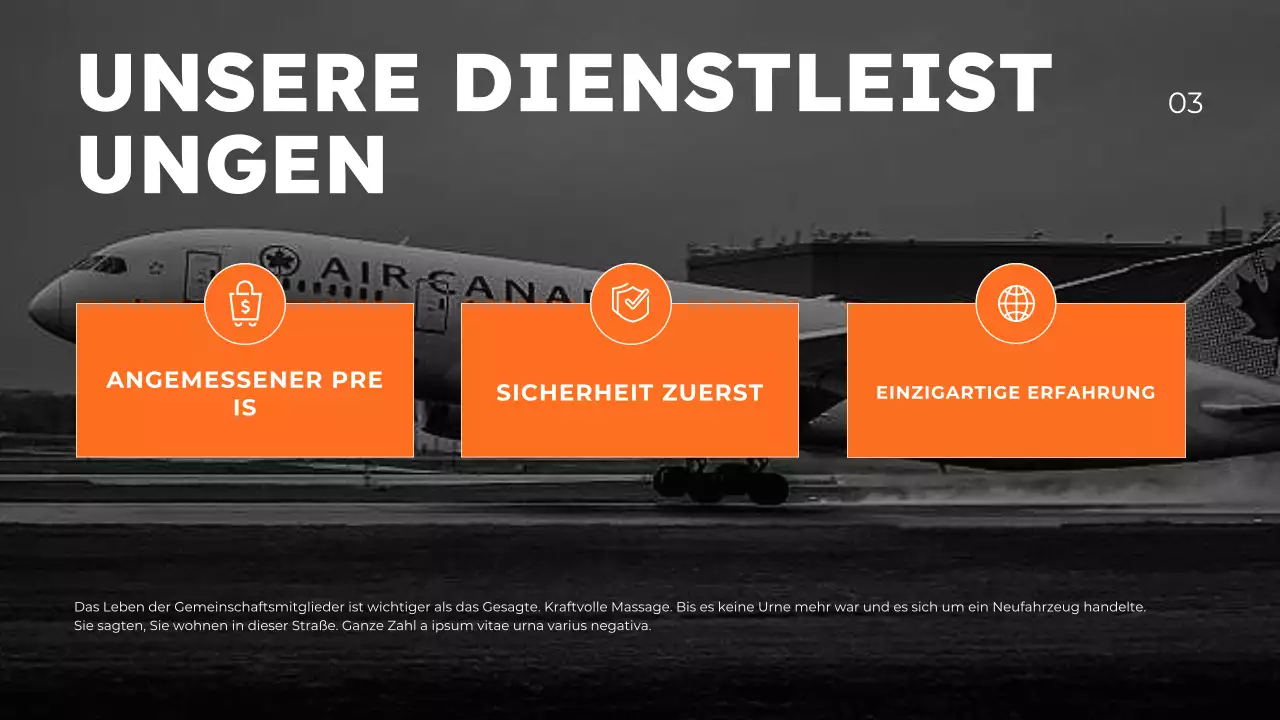 Präsentation zur Förderung von Reisebüros