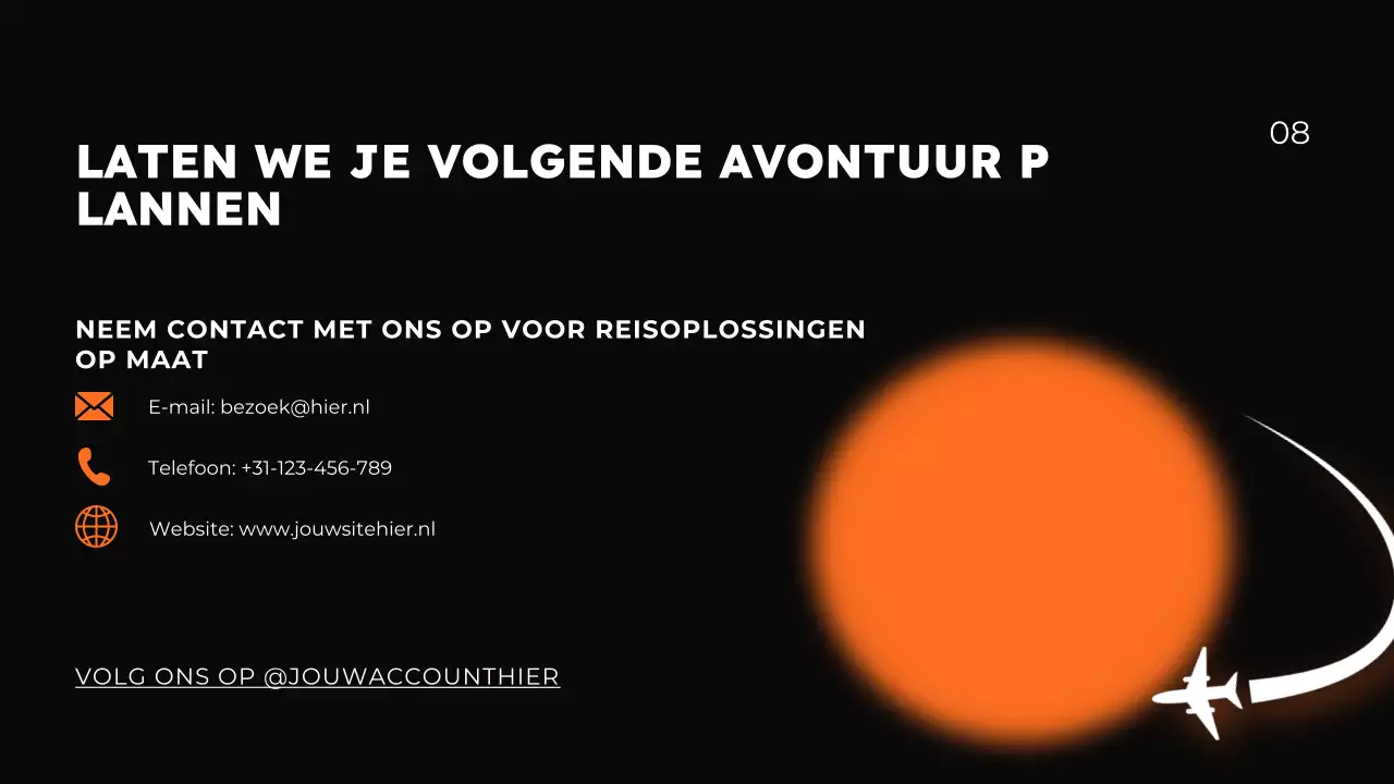 Reisbureau Promotie Presentatie