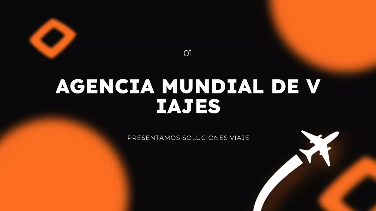 Presentación de la promoción de agencias de viajes