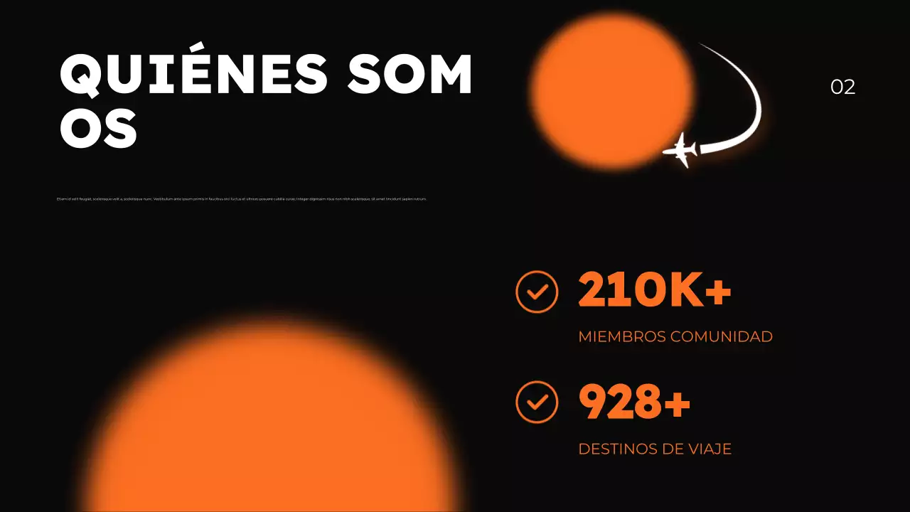 Presentación de la promoción de agencias de viajes