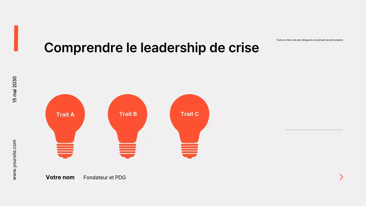 présentation d'entreprise moderne en noir