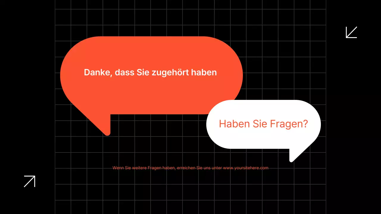 schwarz modern business präsentation