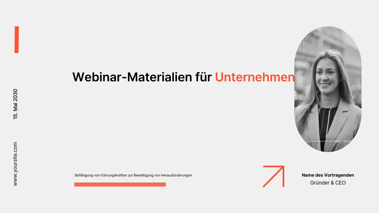 schwarz modern business präsentation