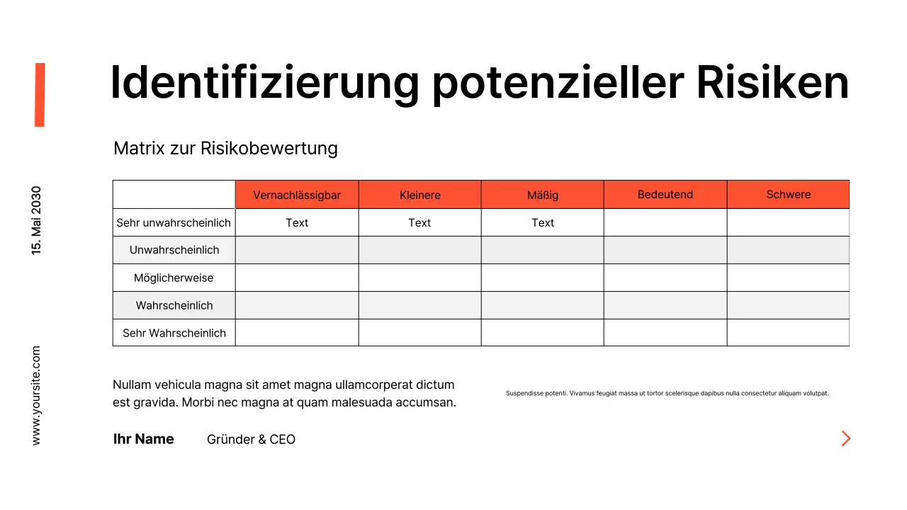 schwarz modern business präsentation