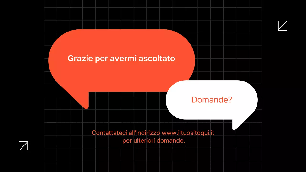 presentazione aziendale nera e moderna