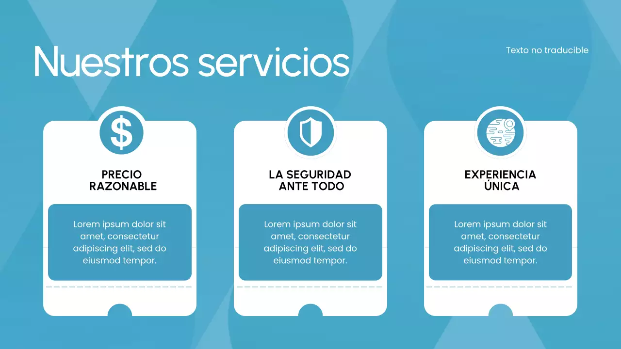 Presentación de la promoción de la Agencia de Viajes Azul y Blanca