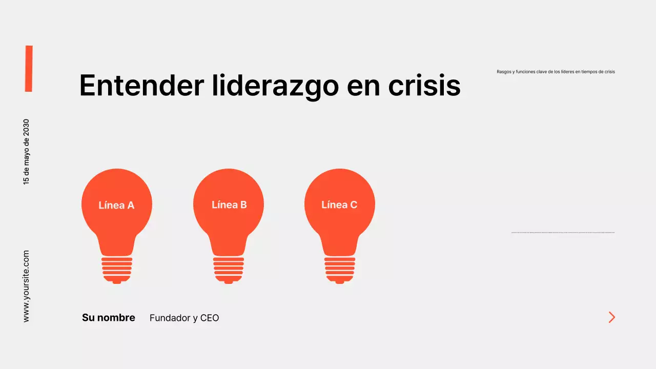 presentación de negocios moderna en negro