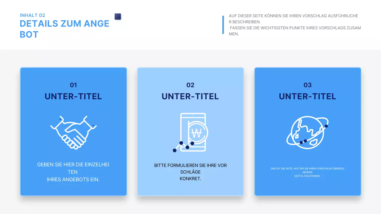 Blue Clean Vorschlag Beschreibung