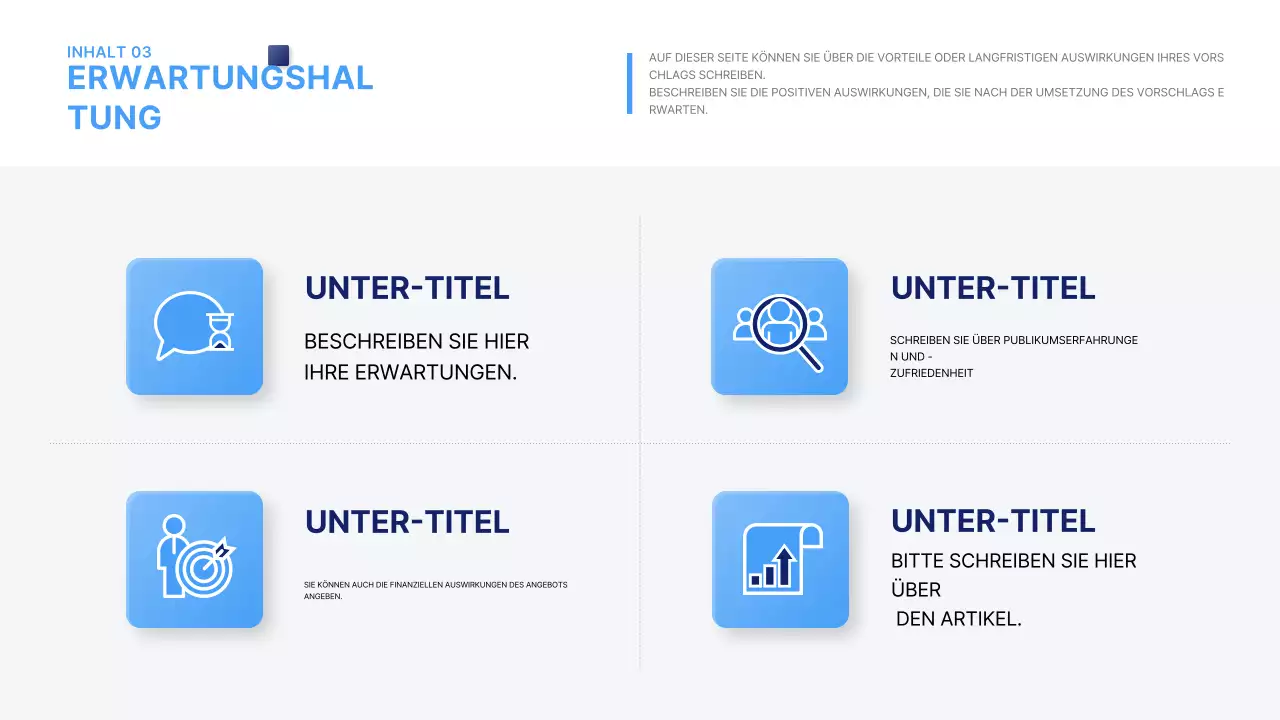 Blue Clean Vorschlag Beschreibung