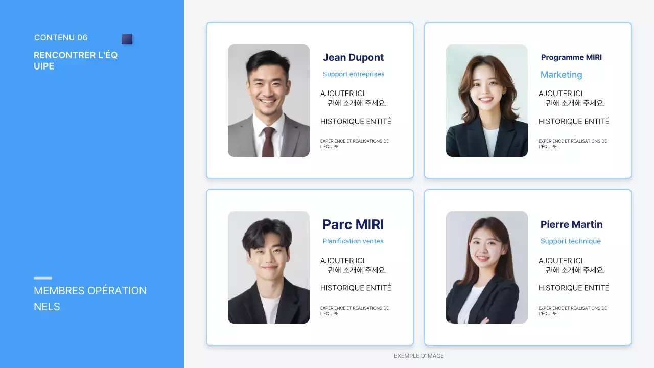 Description de la proposition Blue Clean