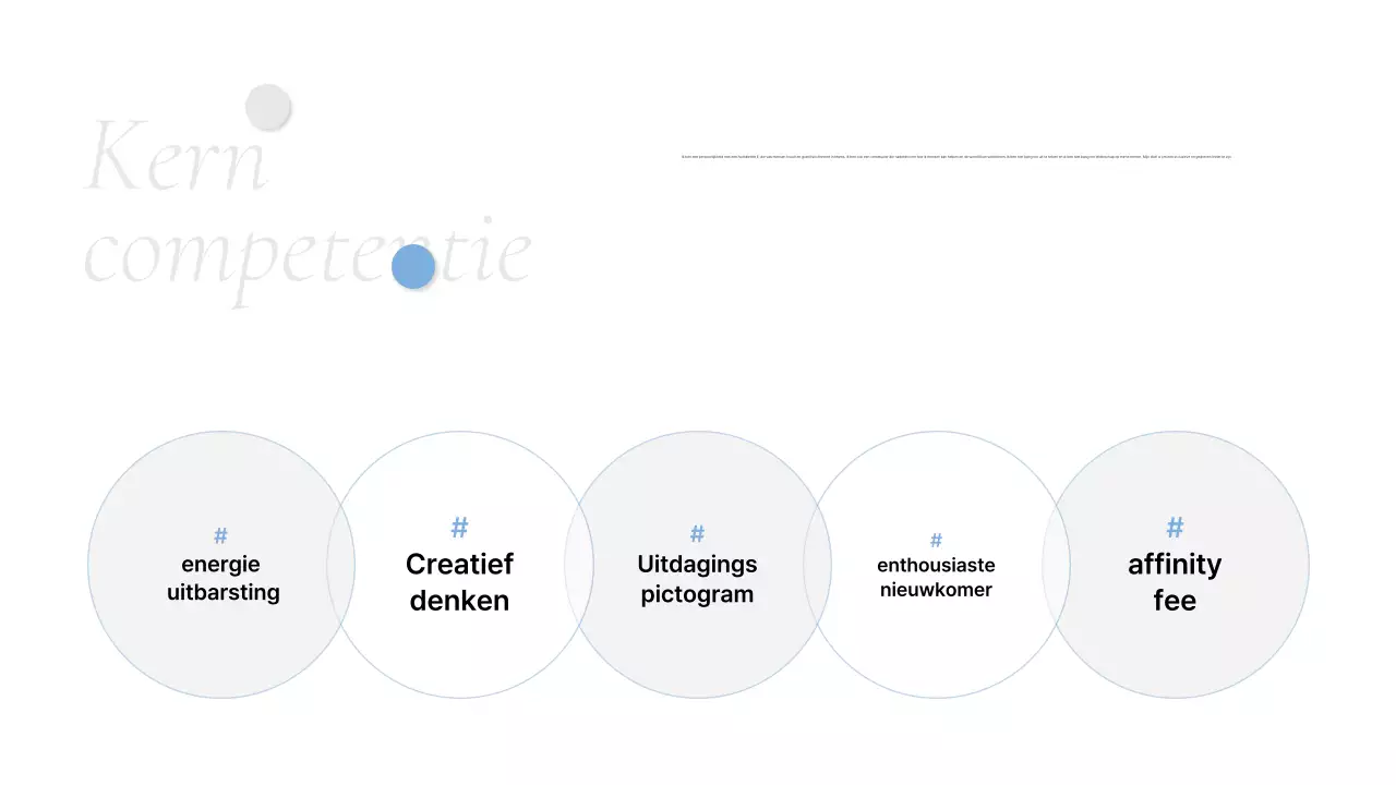 Grijze schone portfolio sollicitatiebrief