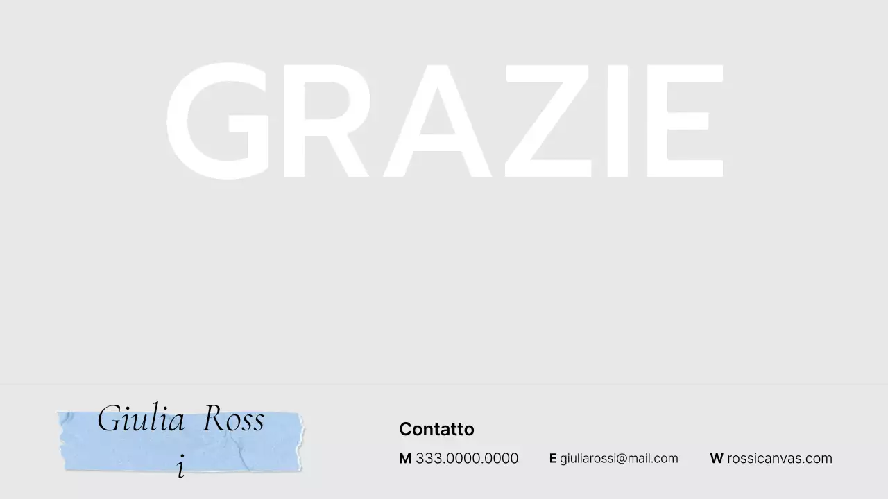 Lettera di presentazione del portafoglio grigio pulito