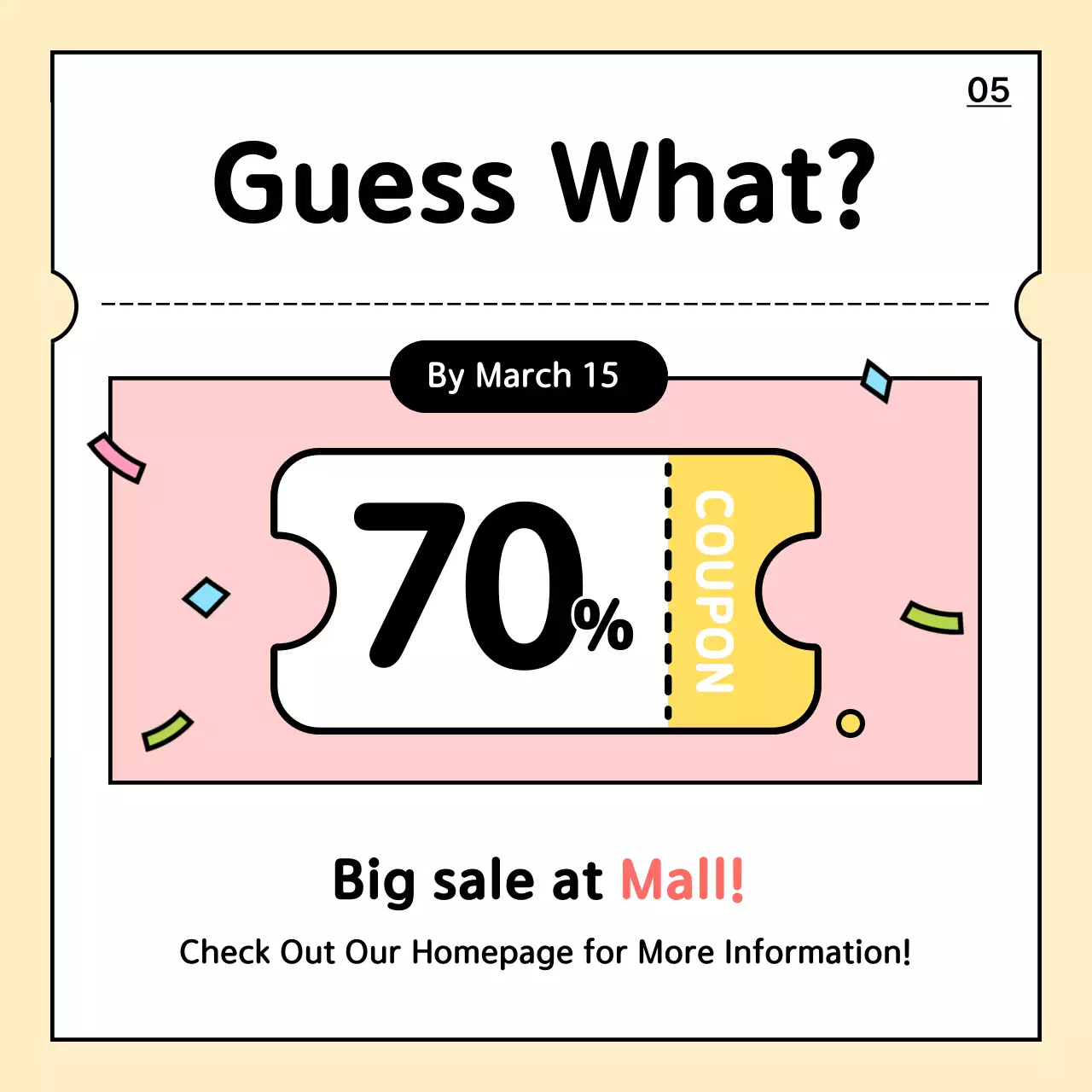 Beige Cozy Back-to-School Event