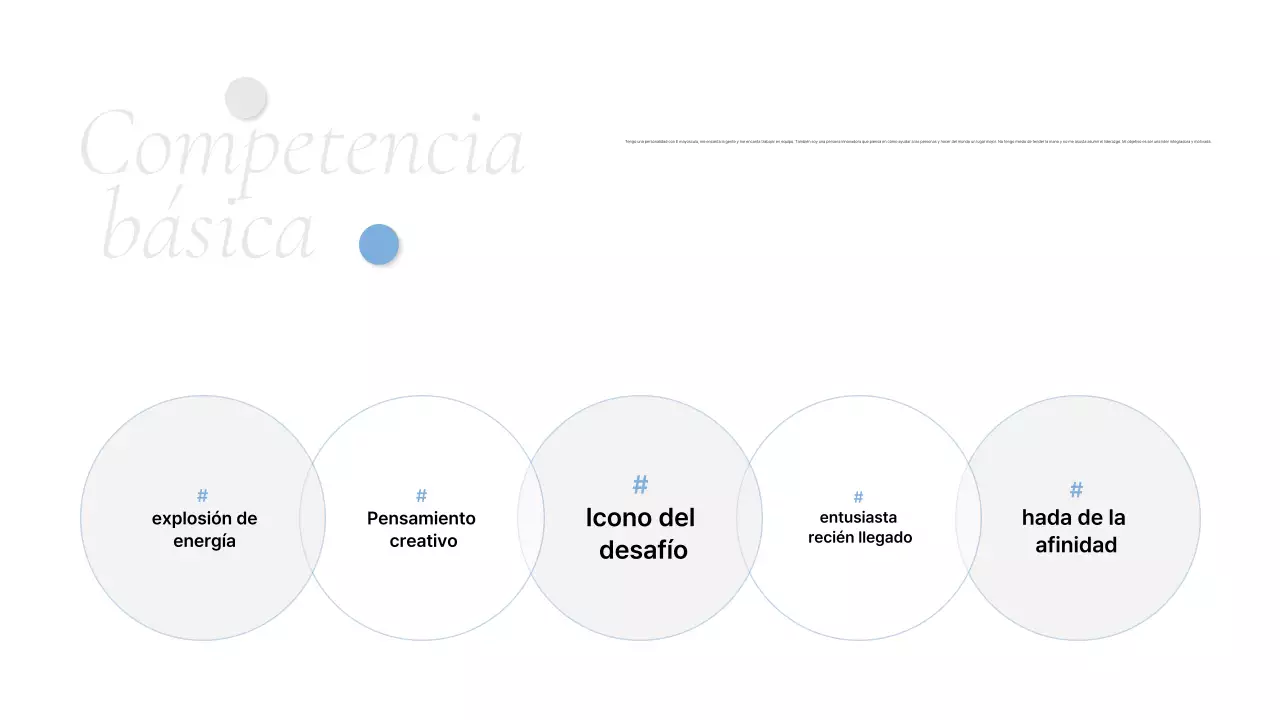 Carta de presentación de la cartera gris limpia