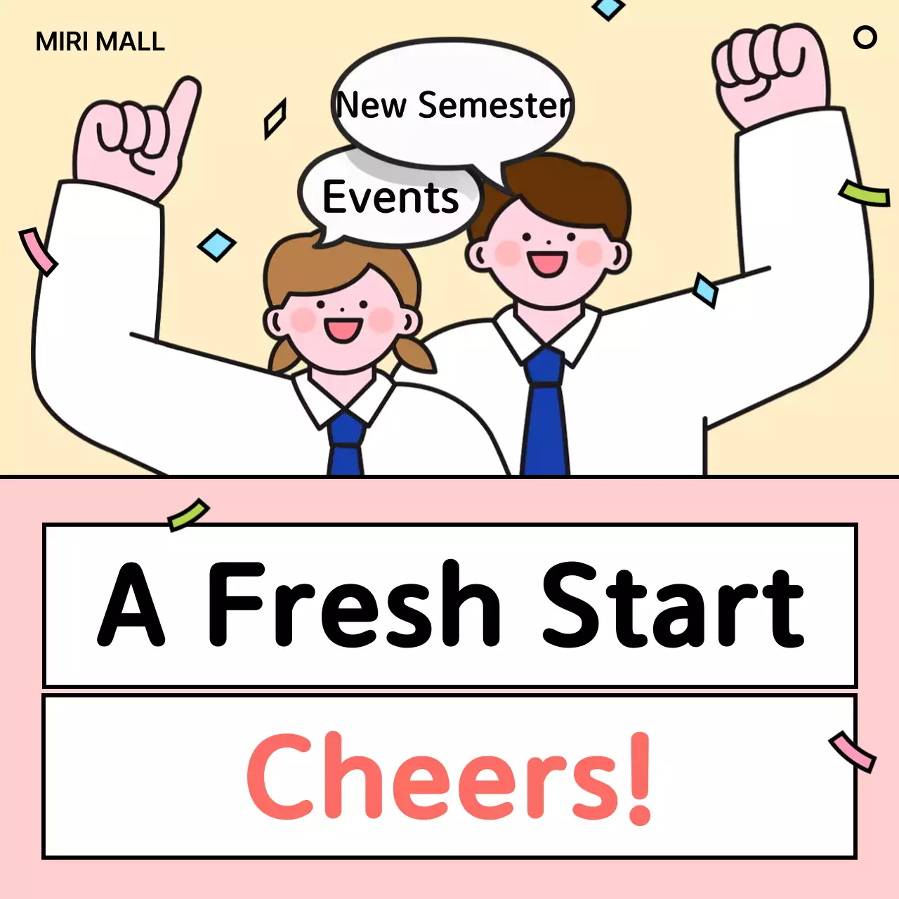 Beige Cozy Back-to-School Event