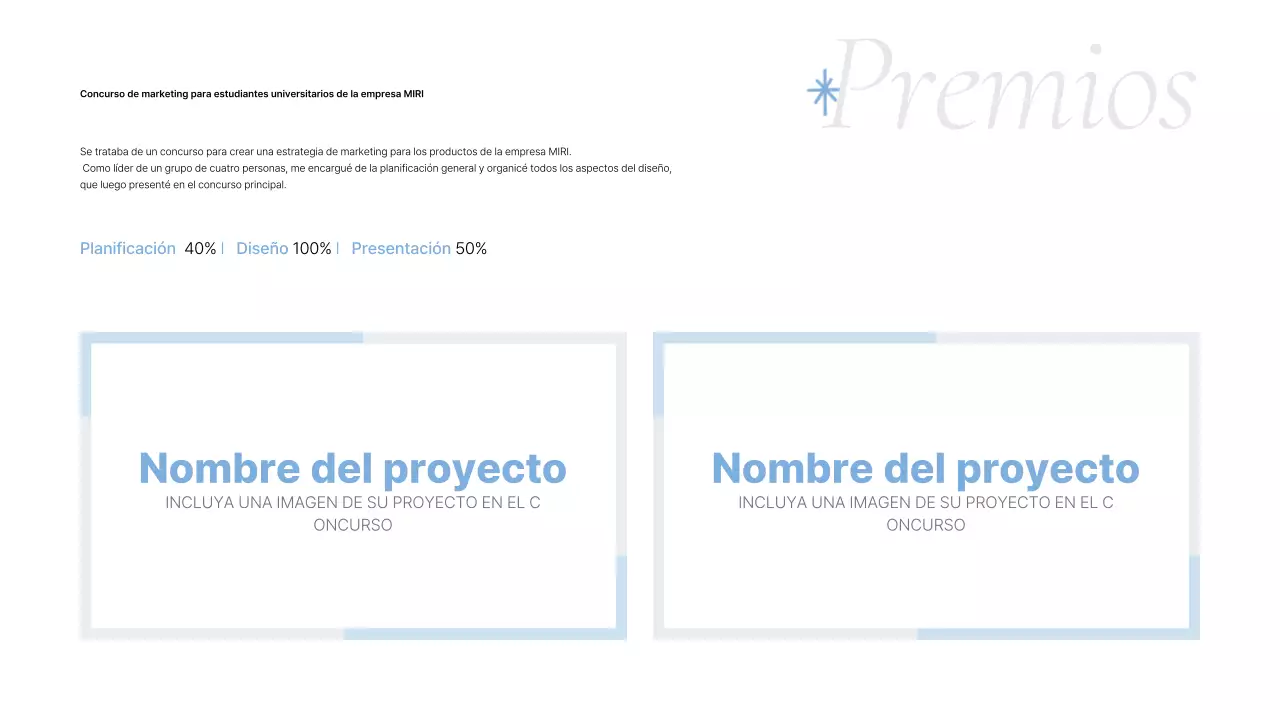 Carta de presentación de la cartera gris limpia