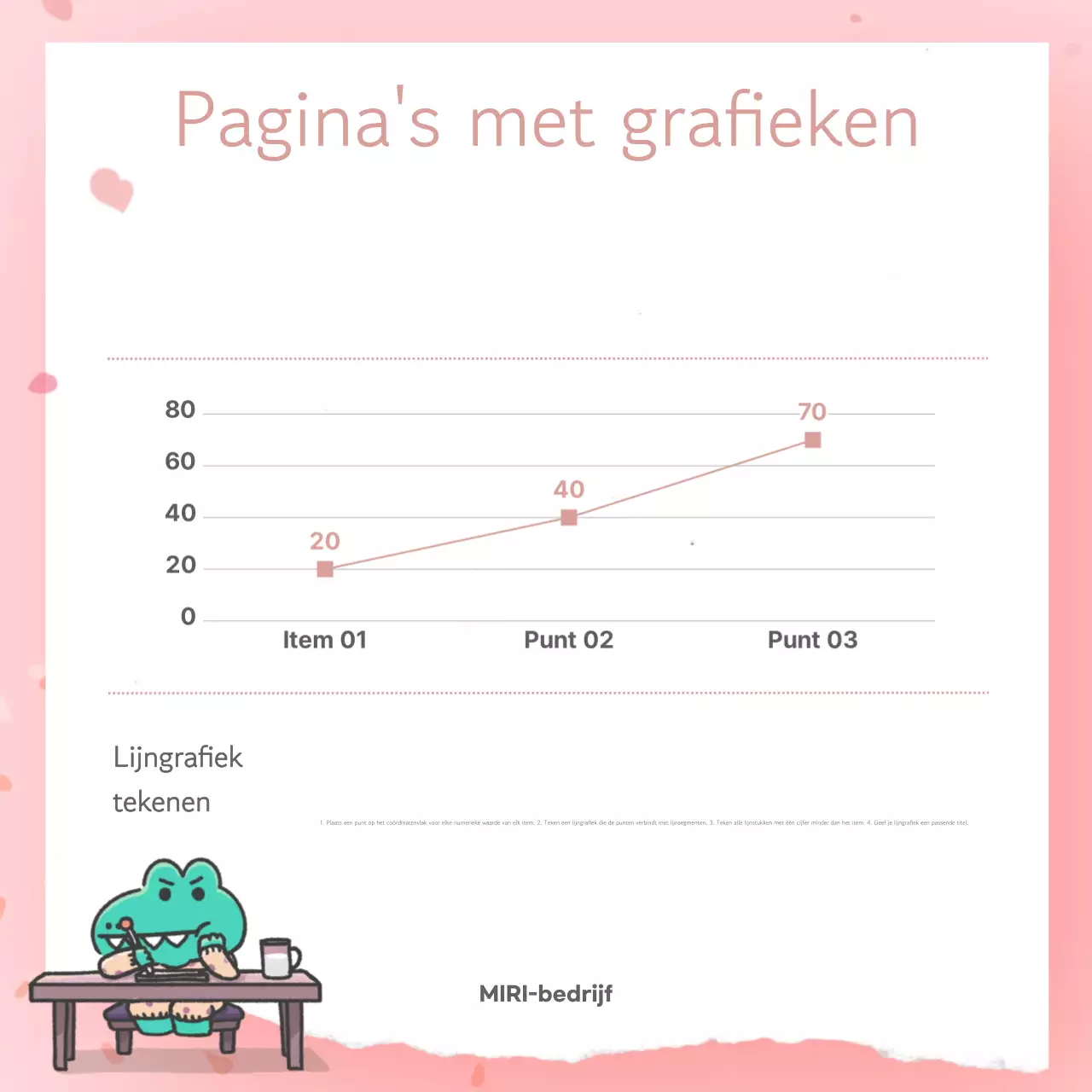 Roze eenvoudige lente ansichtkaart