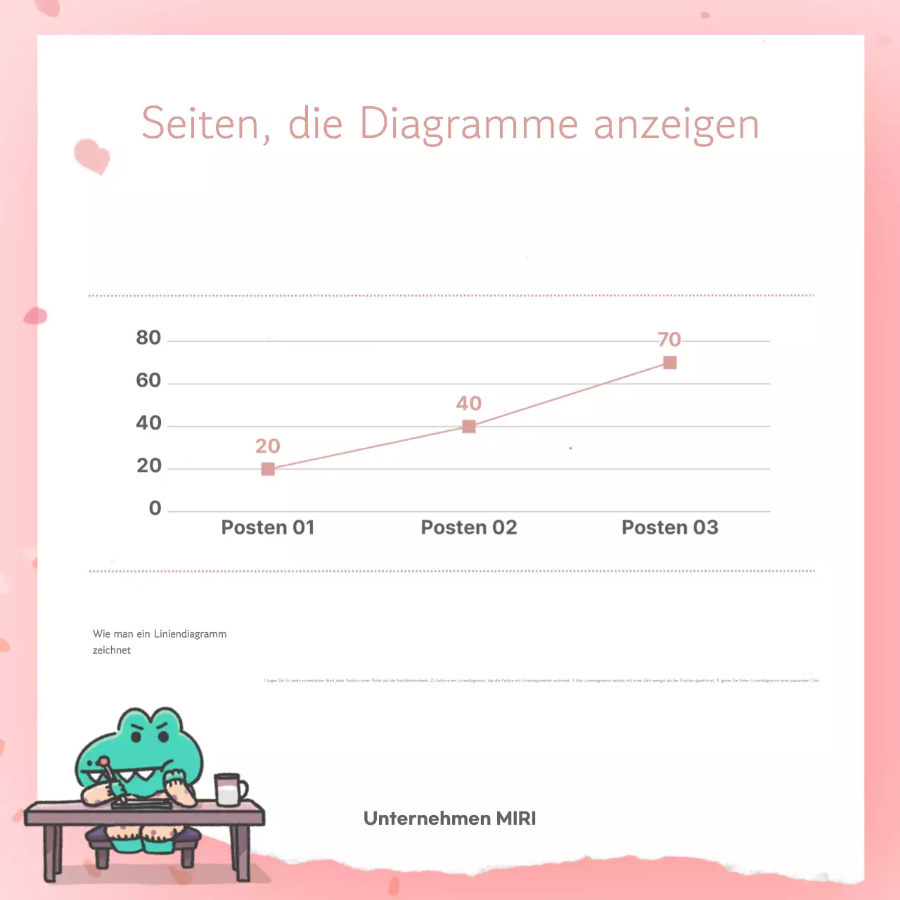 Rosa Einfache Frühling Postkarte