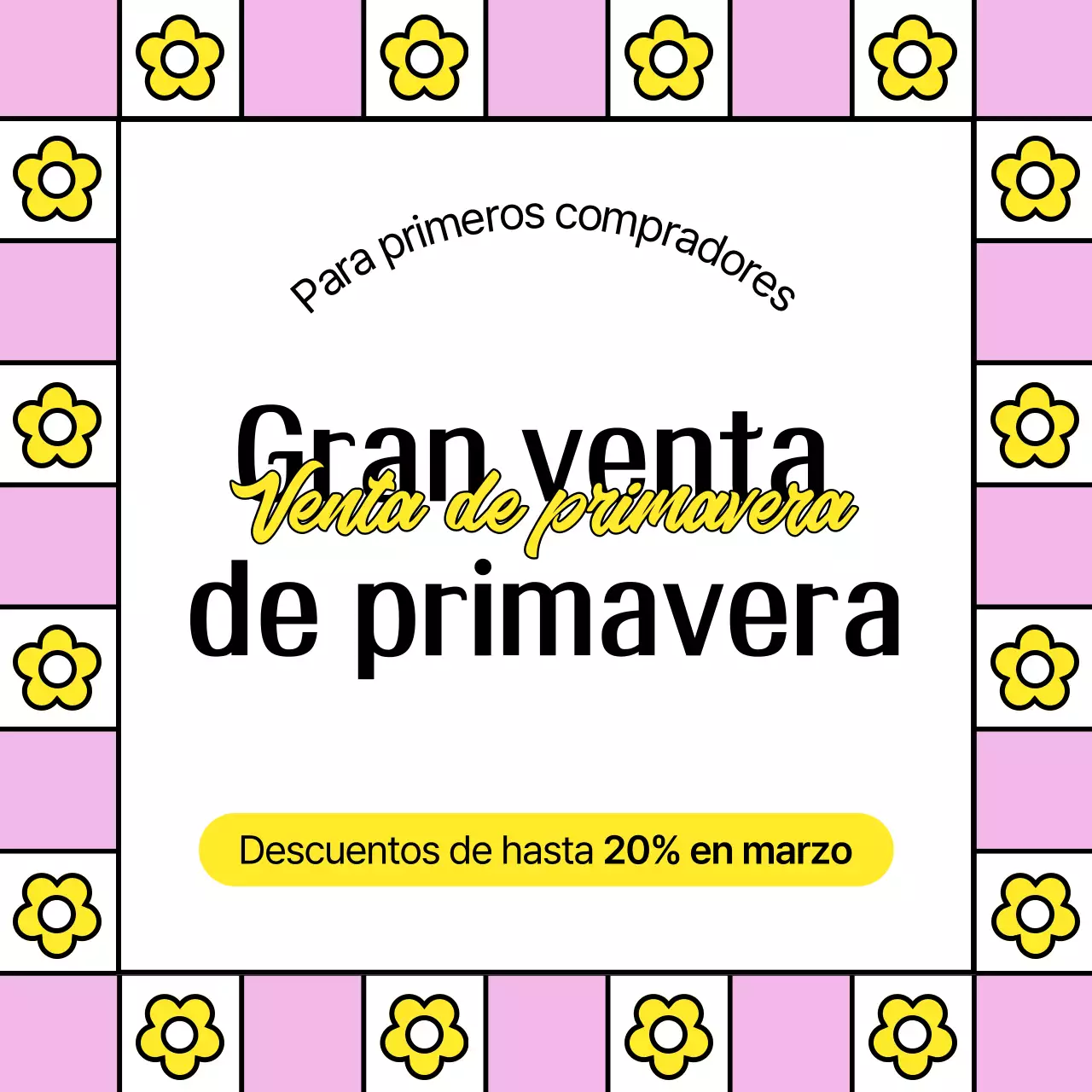 Promoción de rebajas Pink Pop