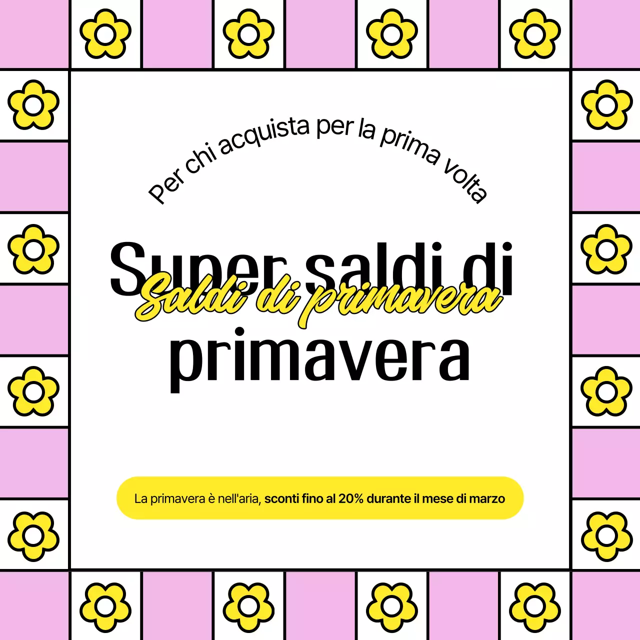 Promozione vendita Pink Pop