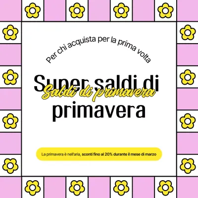 Promozione vendita Pink Pop