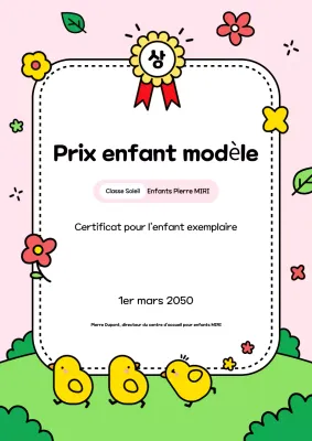 Inscription d'un bébé rose