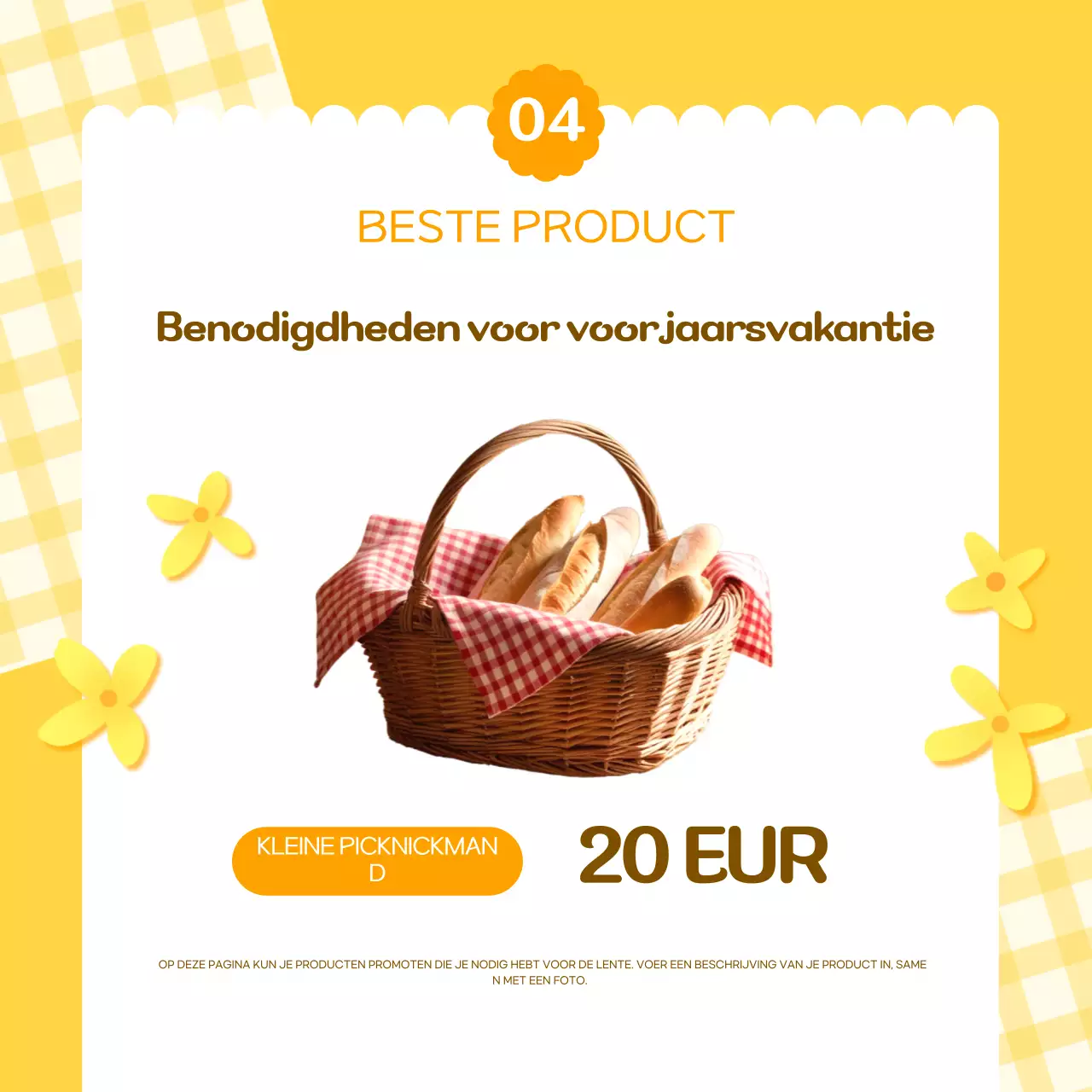 Promoot een geel lente-uitje
