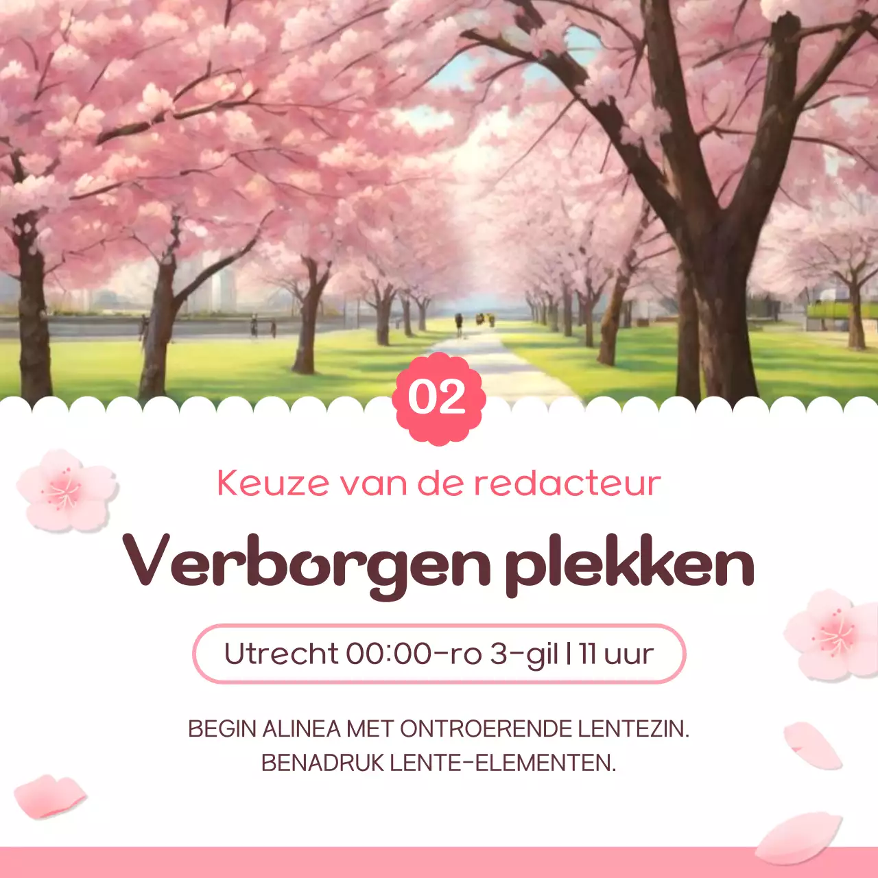 Promoot een geel lente-uitje