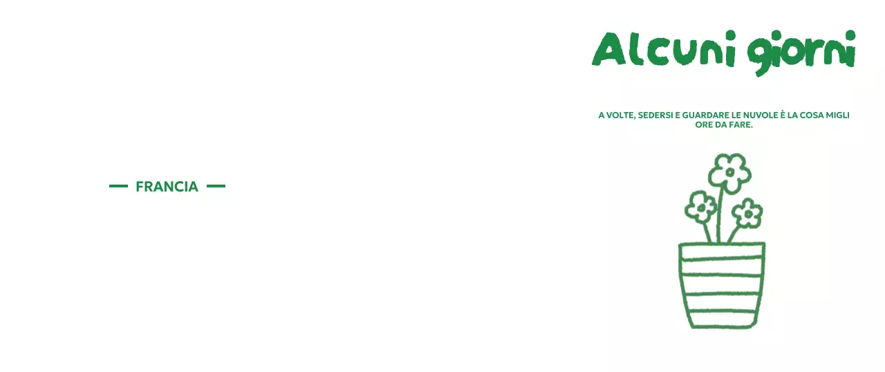 Frasi semplici con illustrazioni di fiori