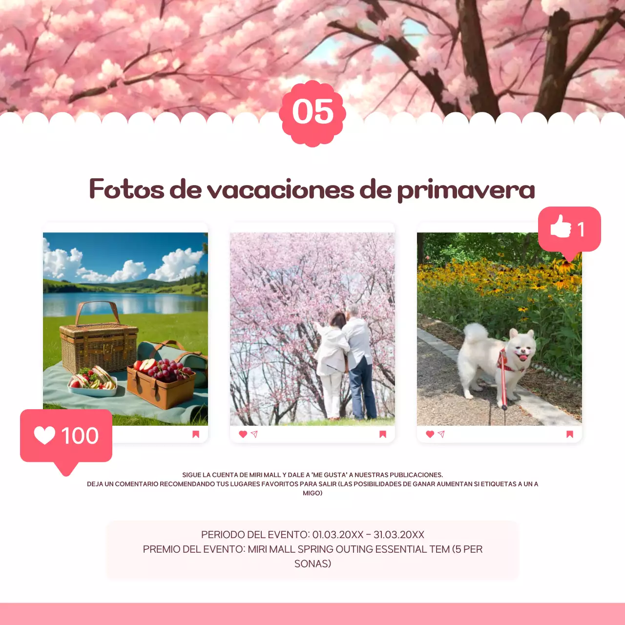 Promueva una salida amarilla de primavera