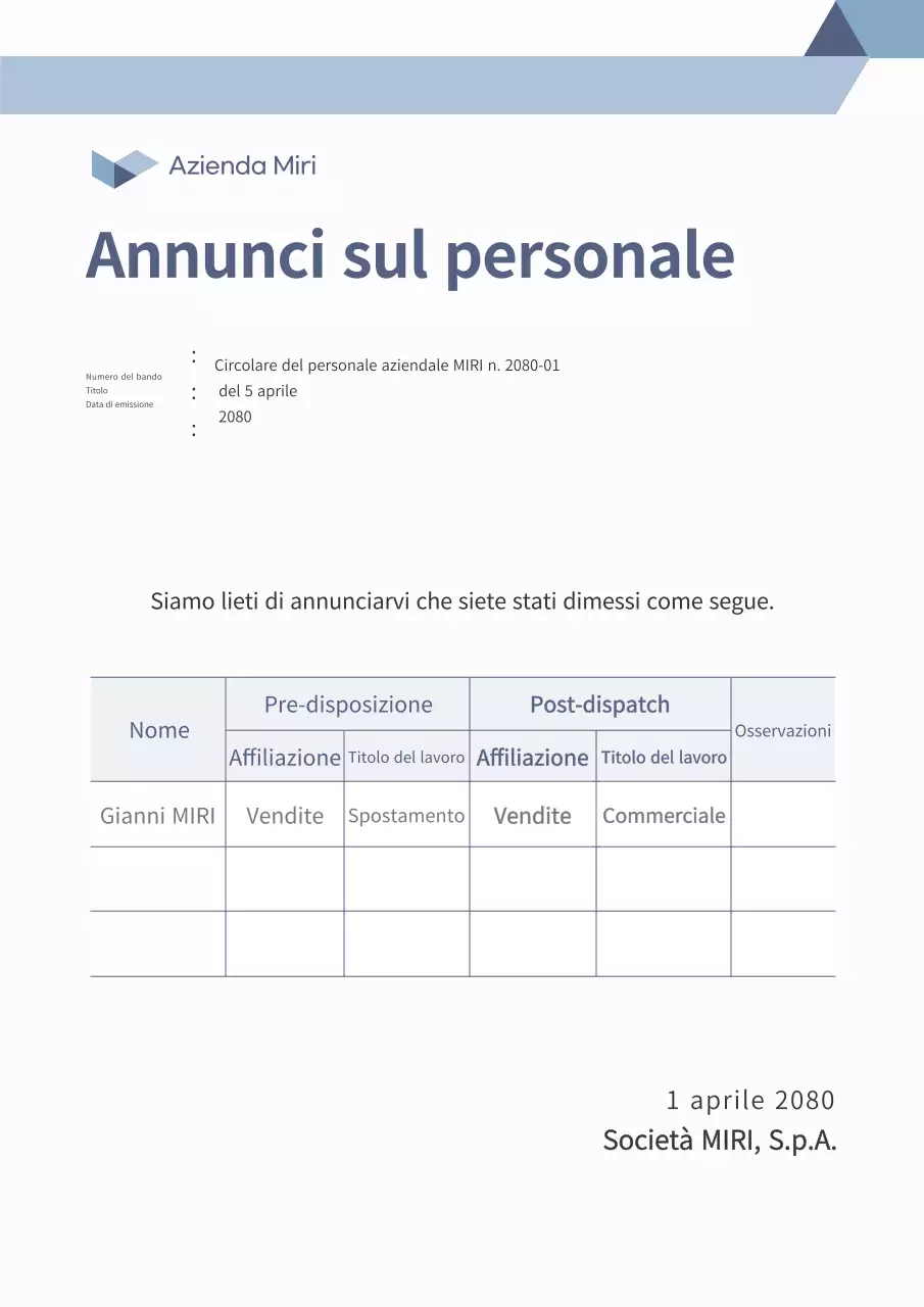 Annuncio di personale grigio e pulito