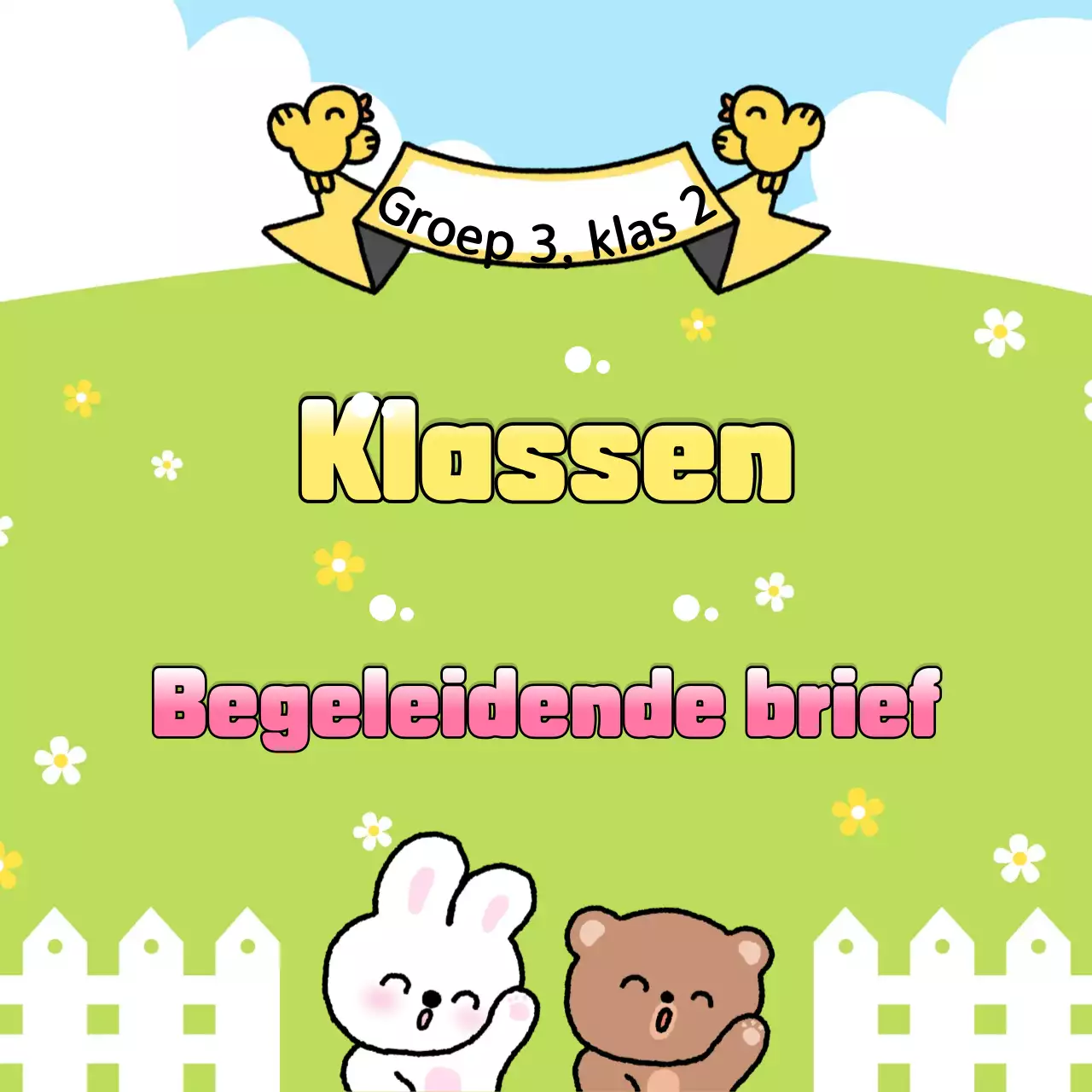 Aankondigingen einde jaar in de klas