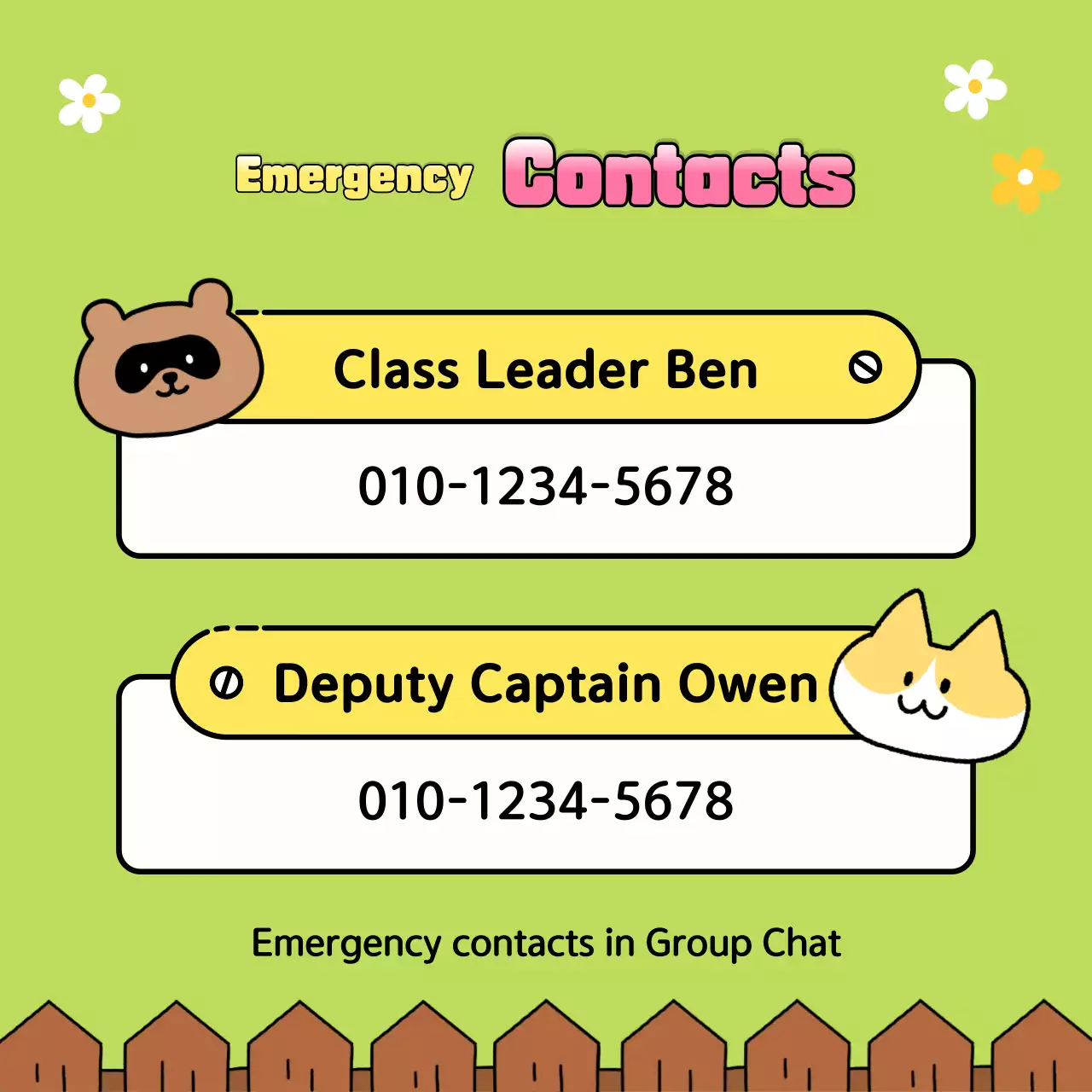 Announcing your annual classroom announcements