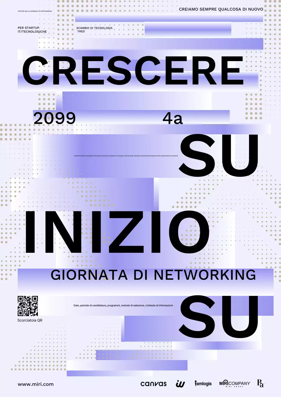 Evento di networking Mauve Modern
