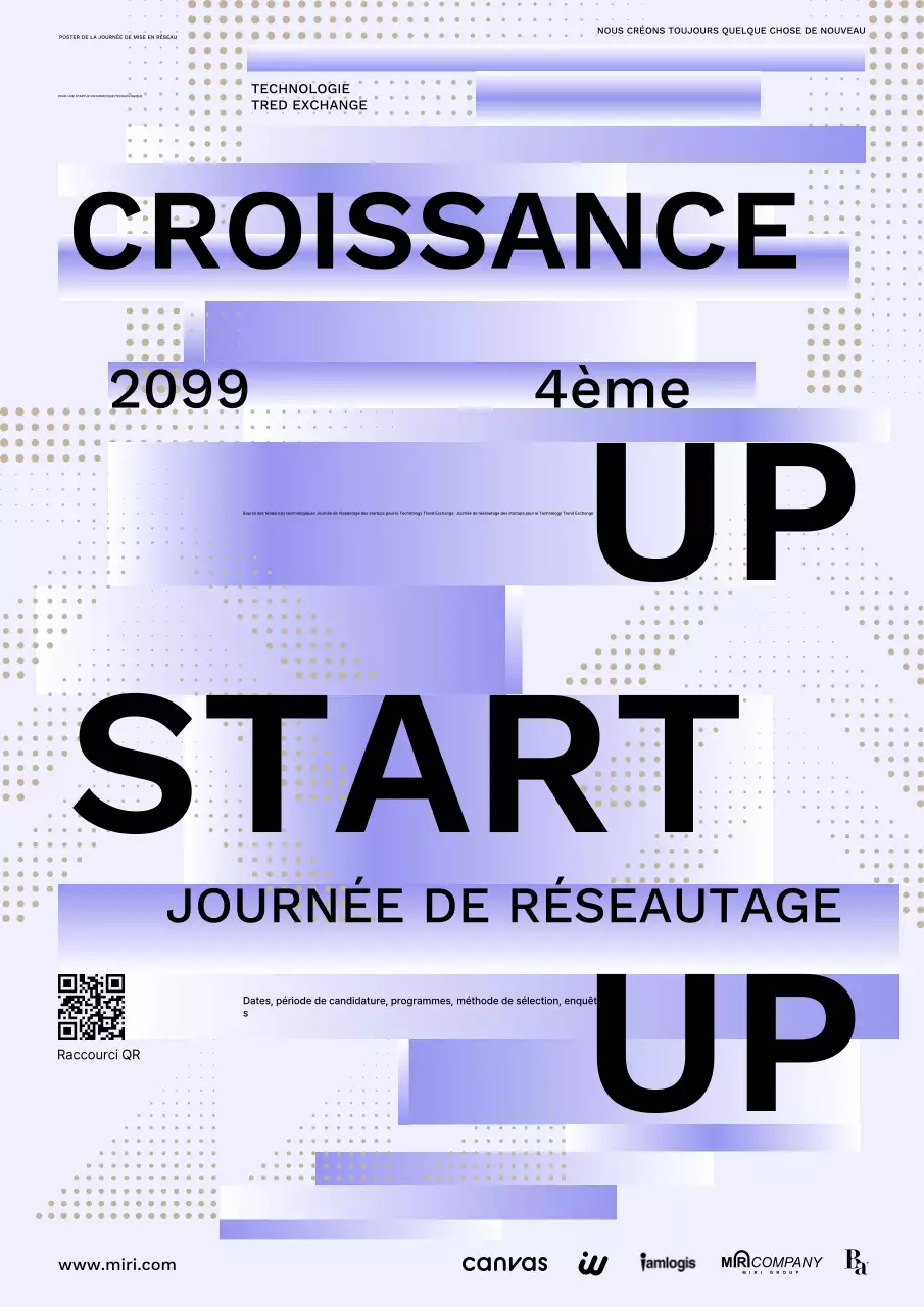 Événement de réseautage Mauve Modern