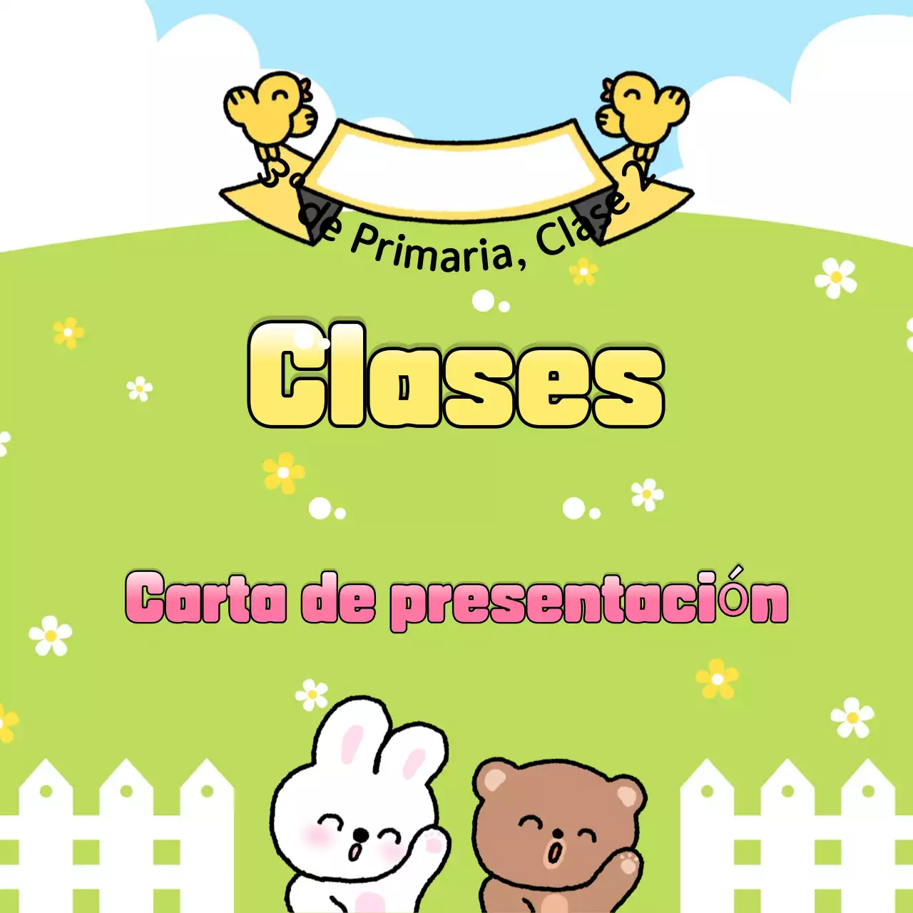 Anuncios de fin de año en las aulas