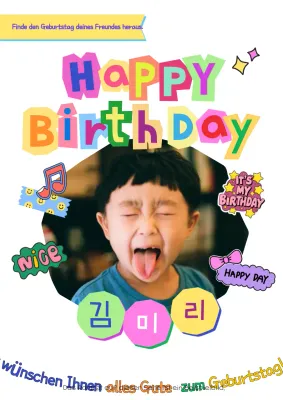 Eine Regenbogen-Geburtstagsfeier