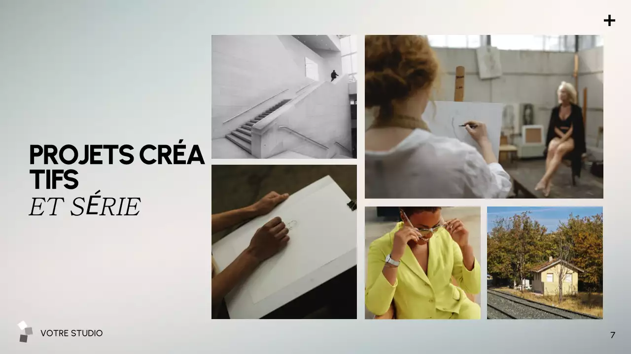 présentation de l'art moderne gris