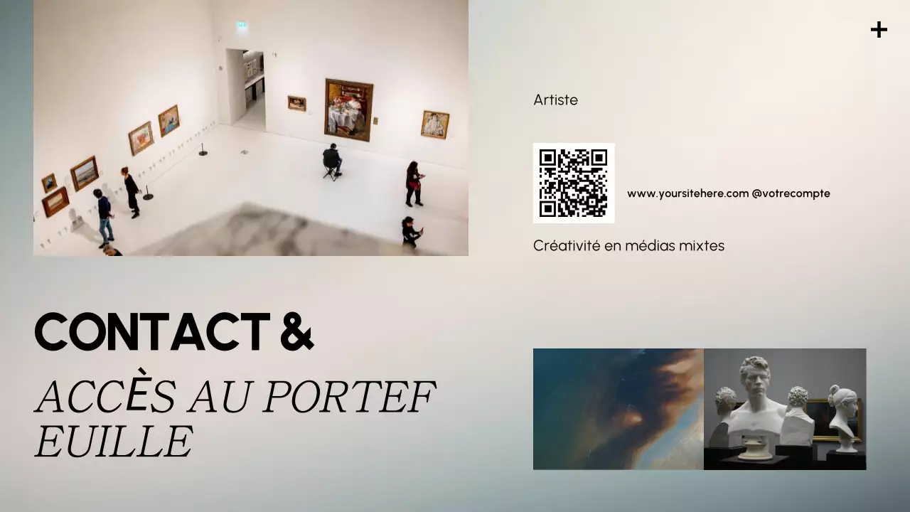 présentation de l'art moderne gris