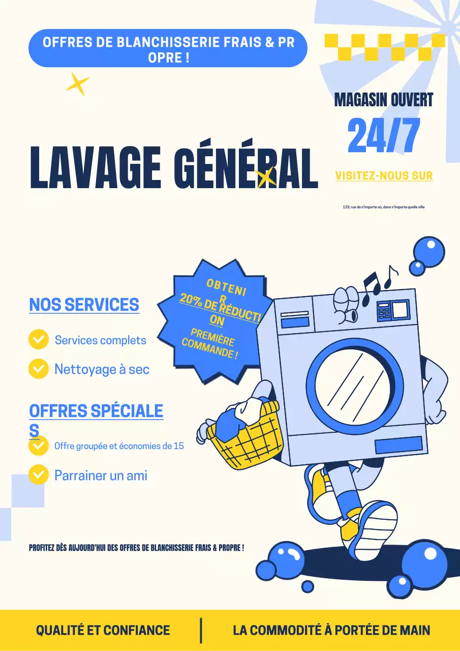 Promotion Retro Laundry Service