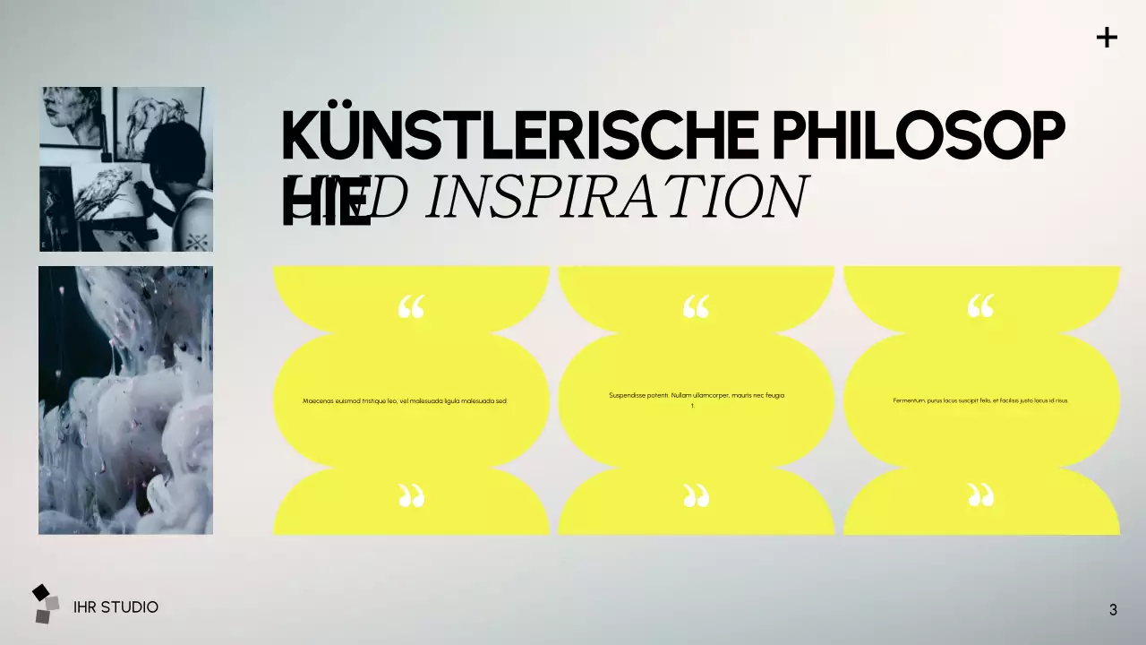 graue moderne Kunstpräsentation