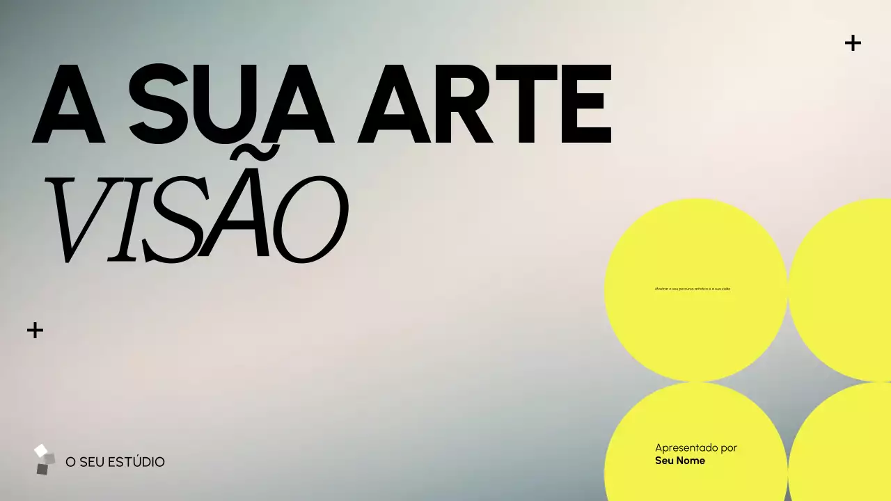 apresentação de arte moderna cinzenta