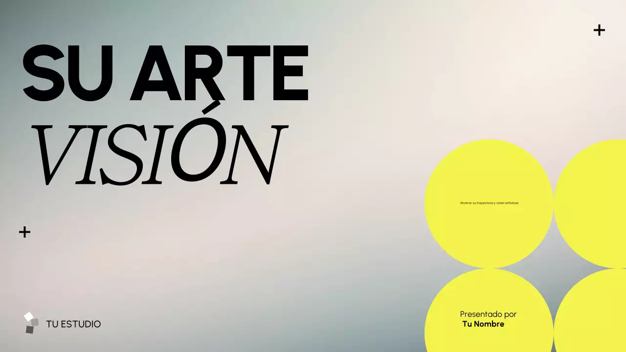 presentación de arte moderno gris