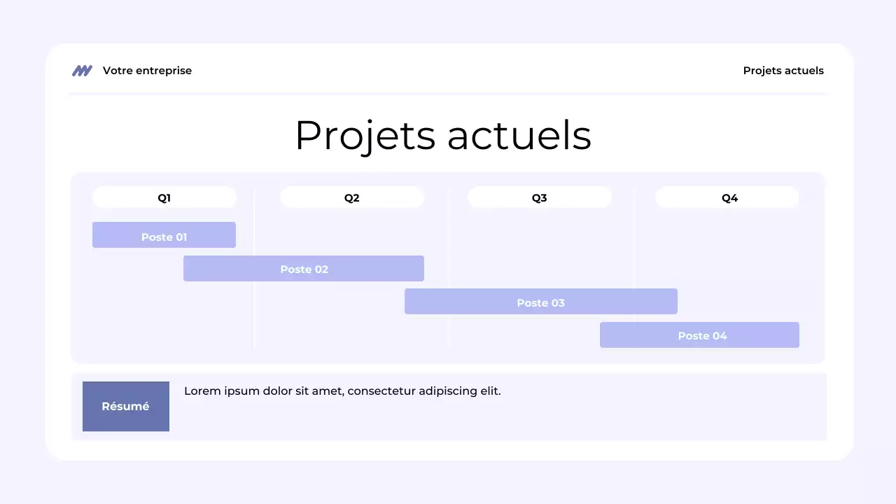 présentation de l'équipe moderne bleue