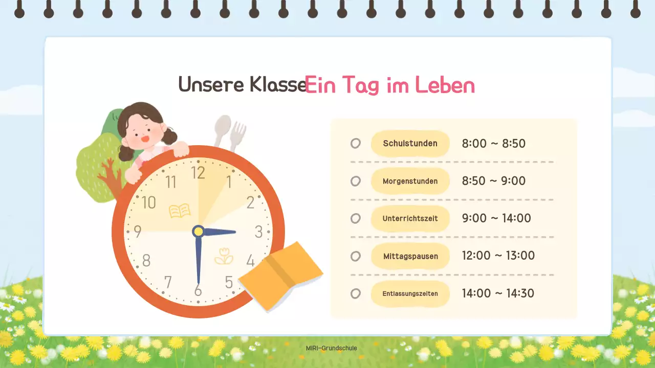 Hellblau, niedliche Lehrmittel